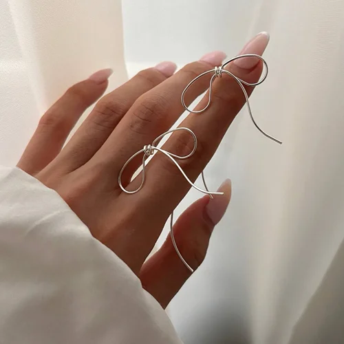 گوشواره پاپیون پینترستی